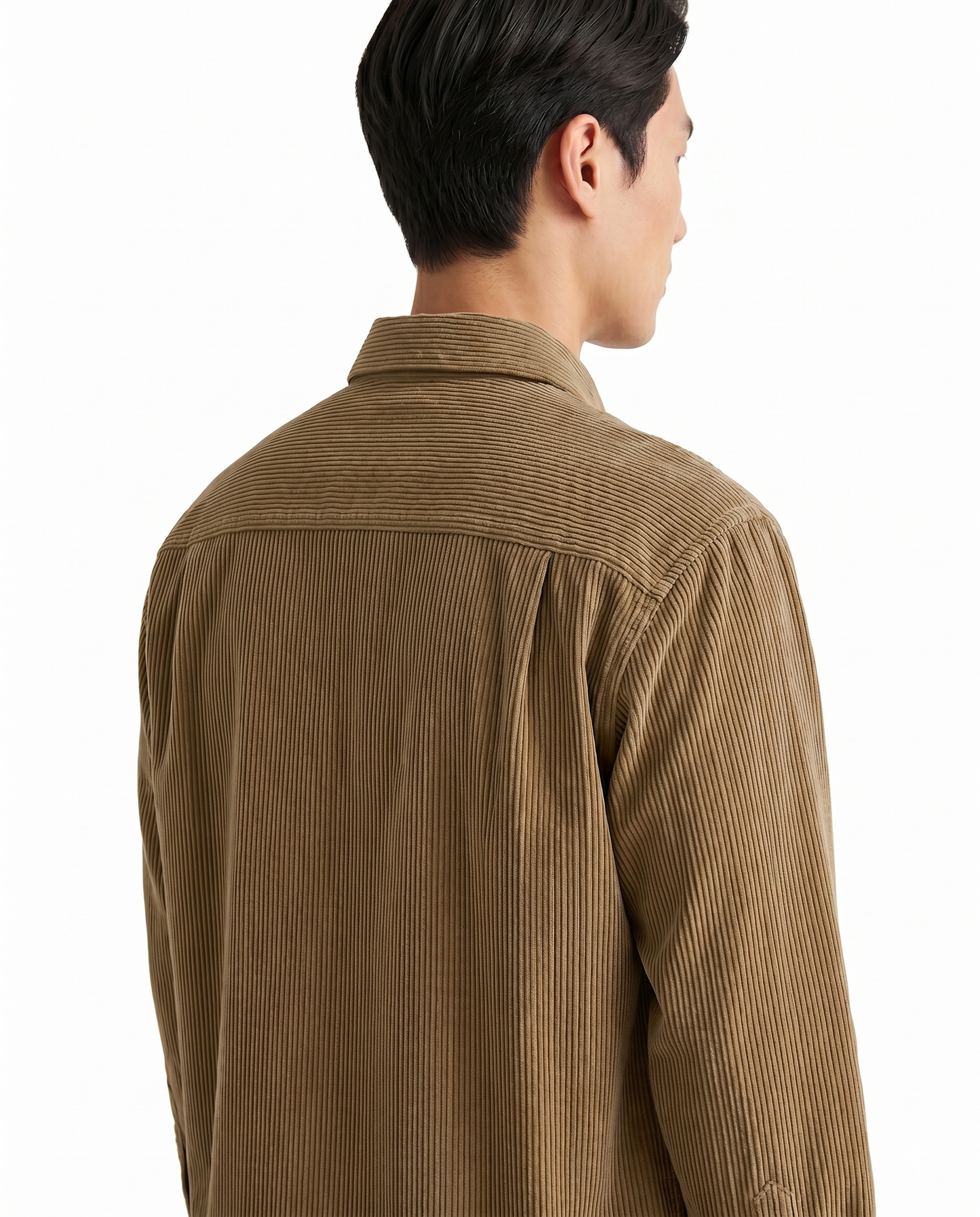 Micro-Pleat Lightweight Long Sleeve Shirt