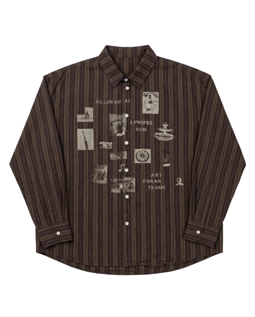 The "Art's Sake" Pinstripe Button-Down