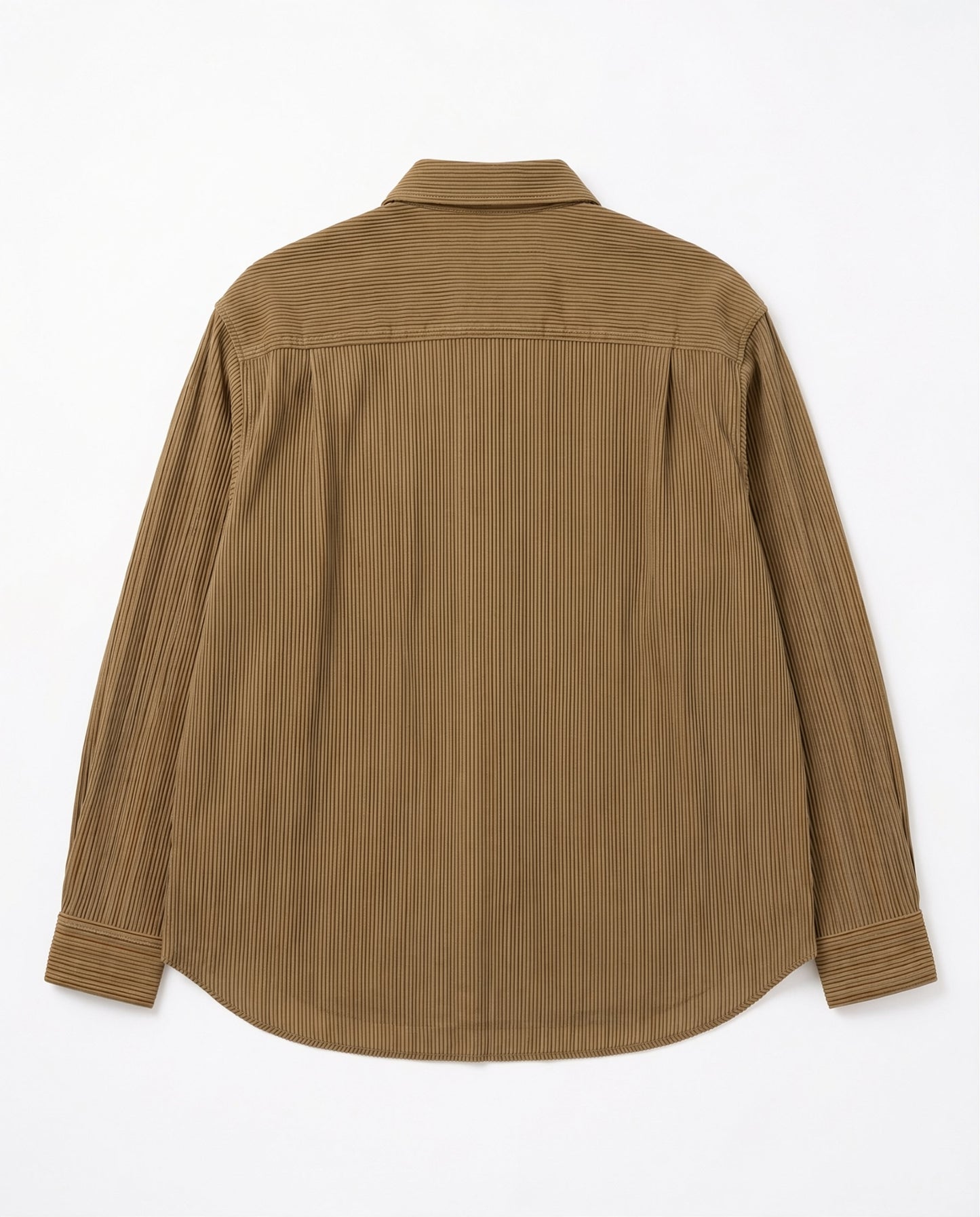 Micro-Pleat Lightweight Long Sleeve Shirt