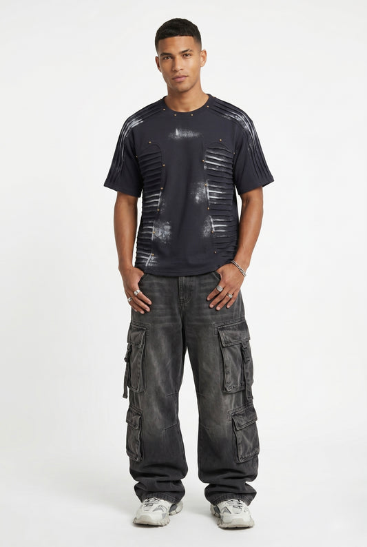 The Industrial Pleated Hardware Oversized Tee