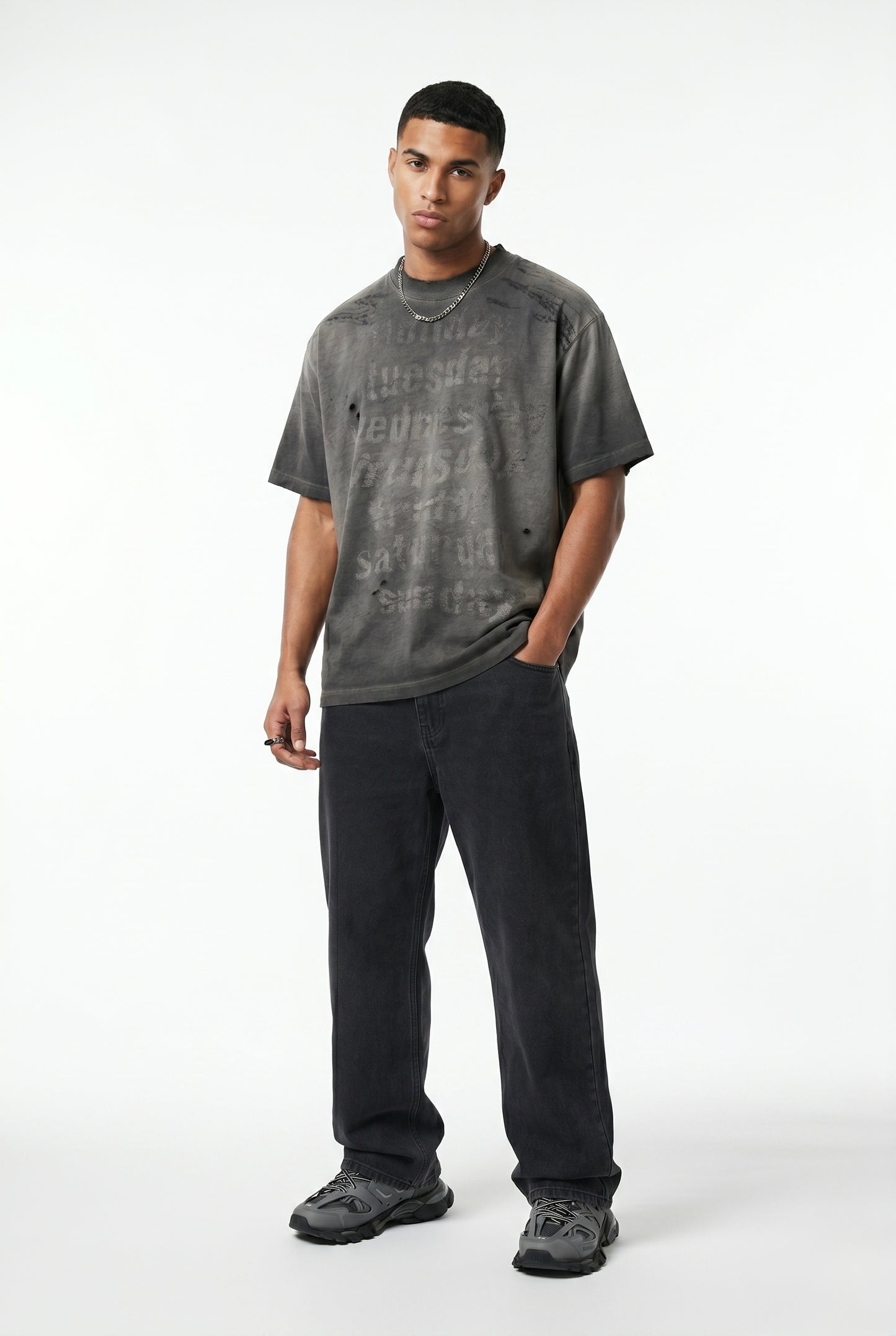 The Chronicle Distressed Graphic Tee