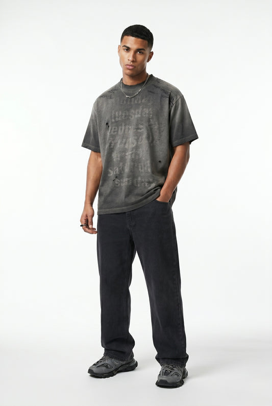 The Chronicle Distressed Graphic Tee