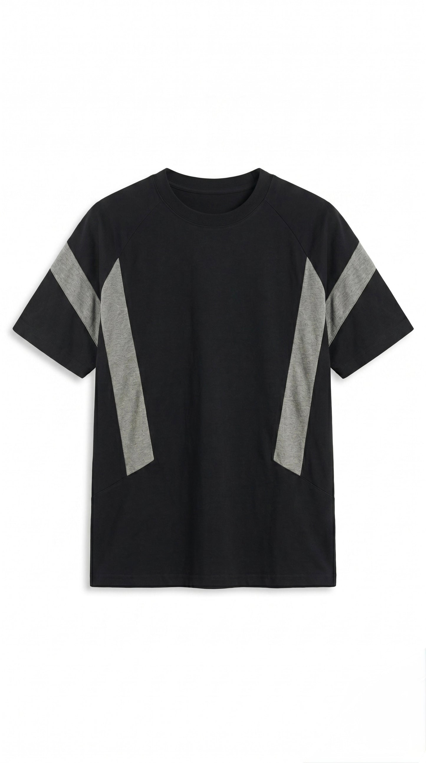 Geometric Paneled Streetwear Tee