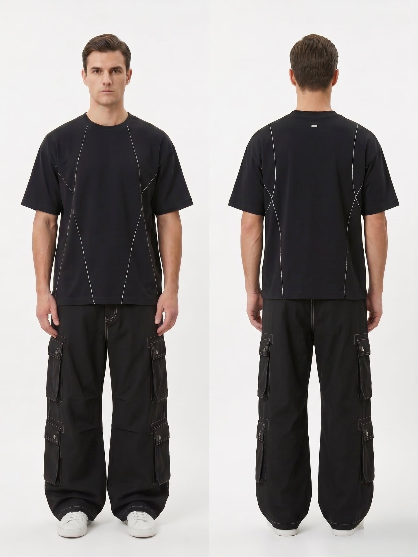 The Contrast Stitch Boxy Tee